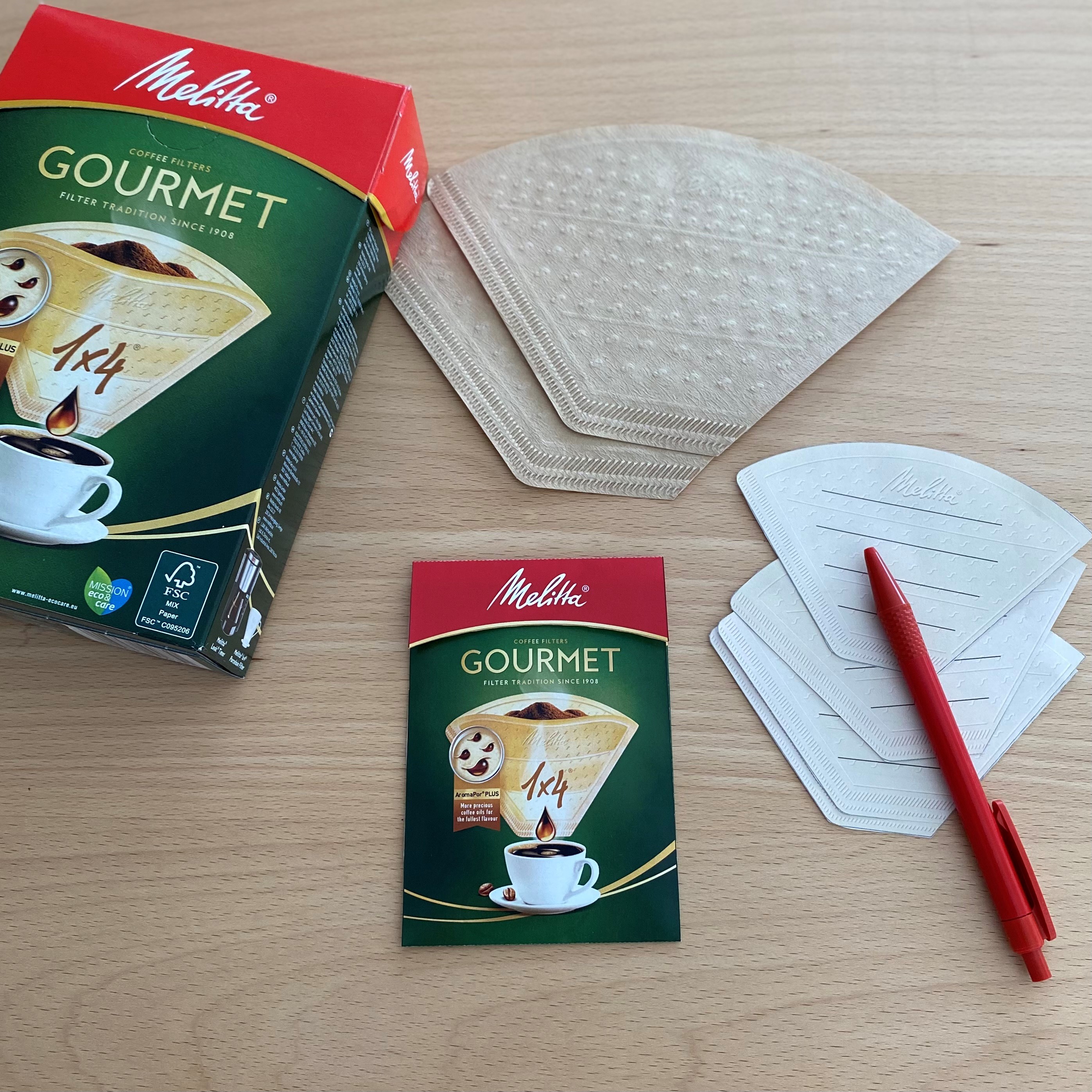 最適な材料 Melitta メリタ プレミアムフィルターペーパー グルメ 1x4 80枚入り