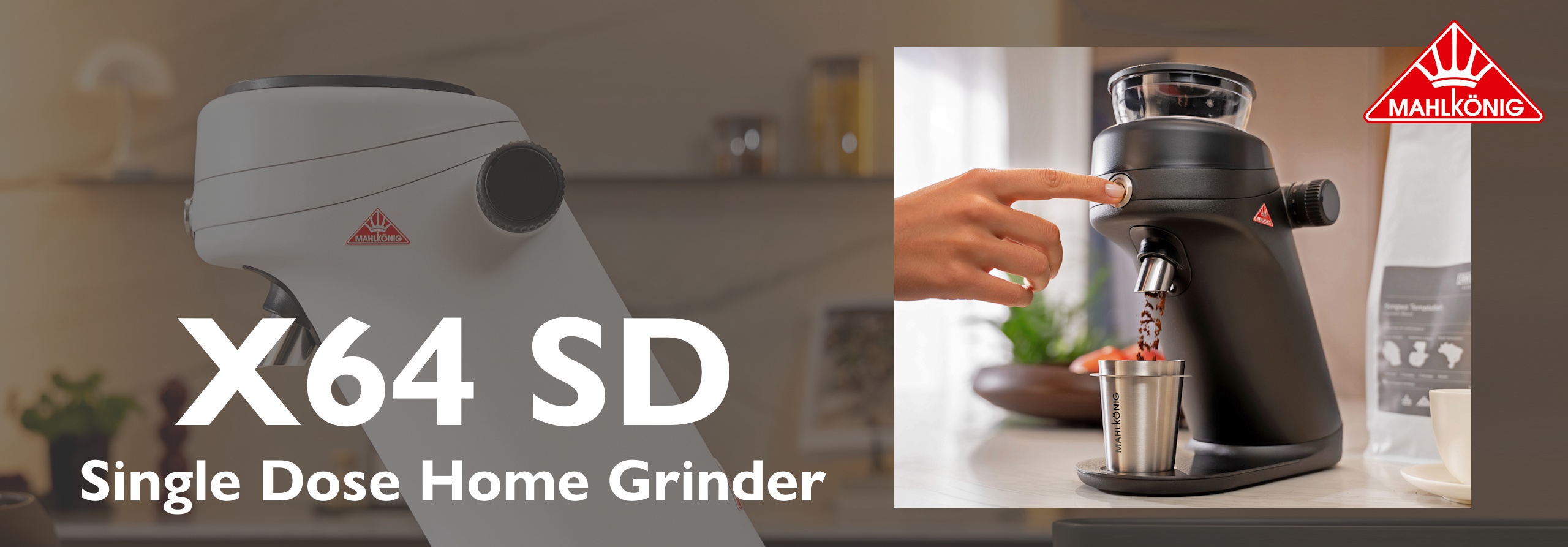 MAHLKÖNIG X64 SD Single Dose Home Grinder