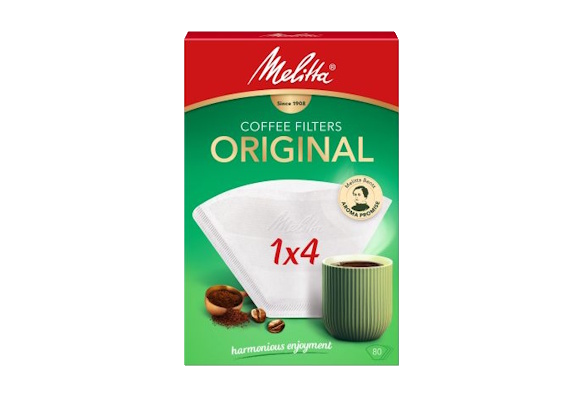 メリタ オリジナル ナチュラルホワイト フィルターペーパー 1×4