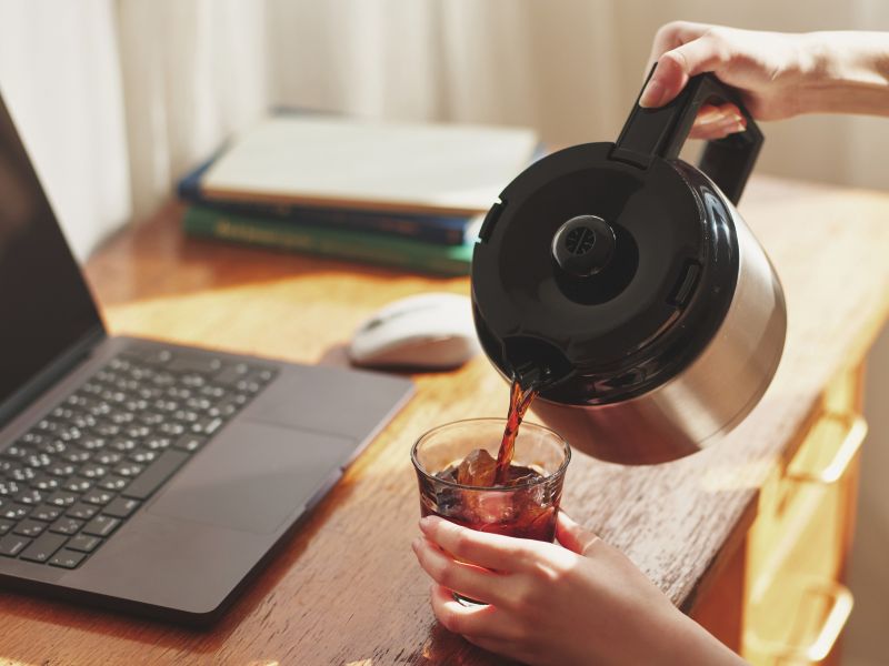 コーヒーメーカーでアイスコーヒー